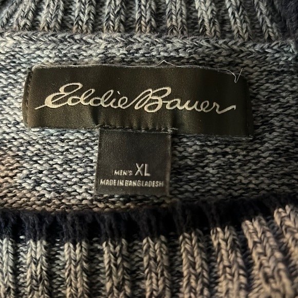 Eddie Bauer Men’s Cotton Knit Pullover Sweater size XL - Picture 6 of 7